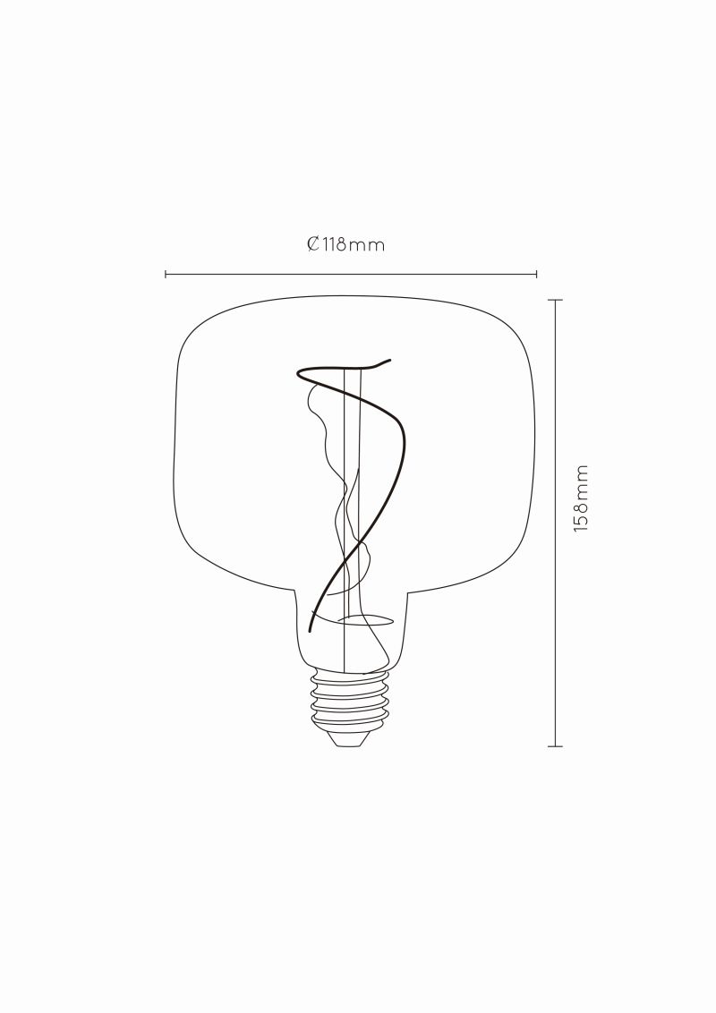 LAMP LED E27/4W 310LM Dimable Mat Opal